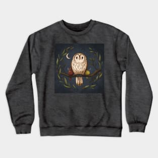 Owl Forest Friends Crewneck Sweatshirt